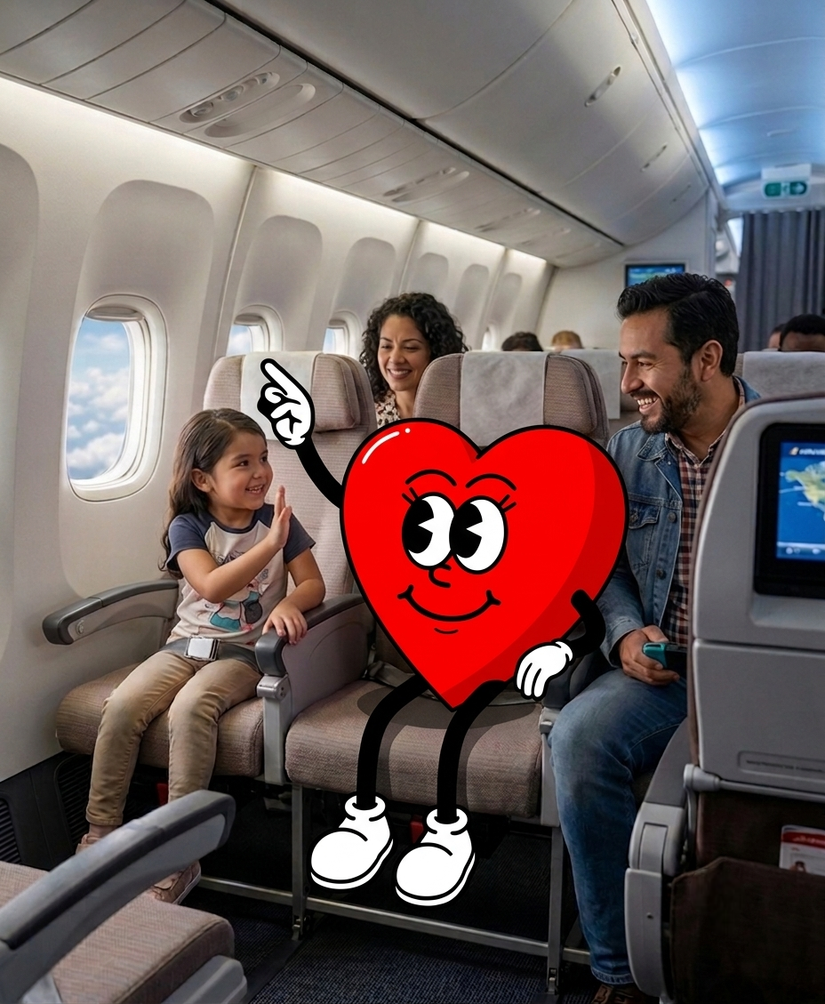 Familia viajando — proceso migratorio